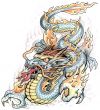 chinese dragon tattoo design